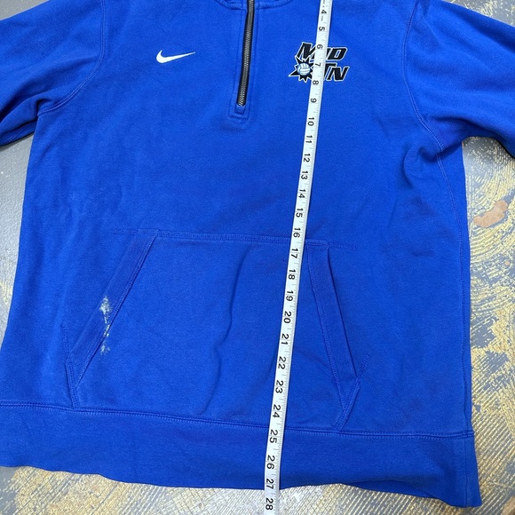 Nike Middle Tennessee Volleyball 1/4 Zip Crew Neck Sweater 598442-493 Medium - Picture 6 of 9